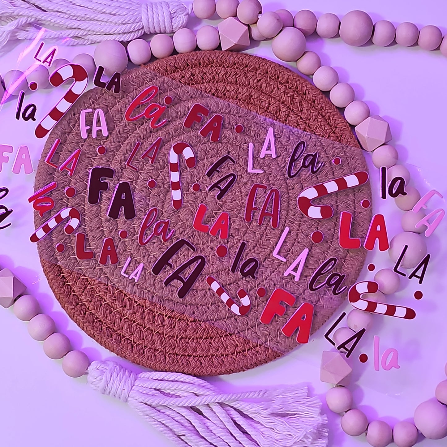 #19 Fa la la la UVDTF Wrap