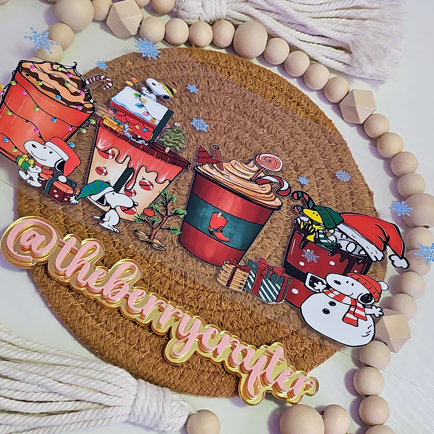 #295 Christmas Snoopy UVDTF Wrap