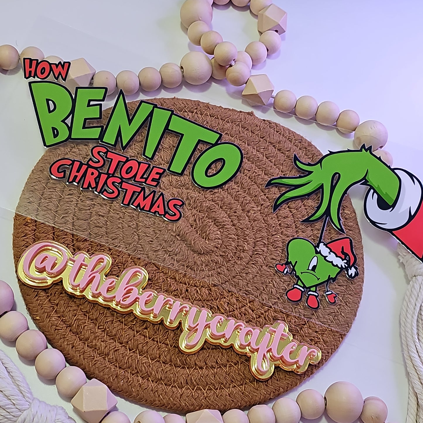 #46 How Benito stole Christmas UVDTF Wrap