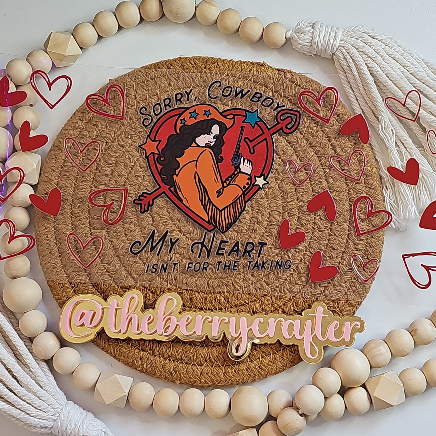 #261 Sorry, cowboy, my heart isn't for the taking UVDTF Wrap