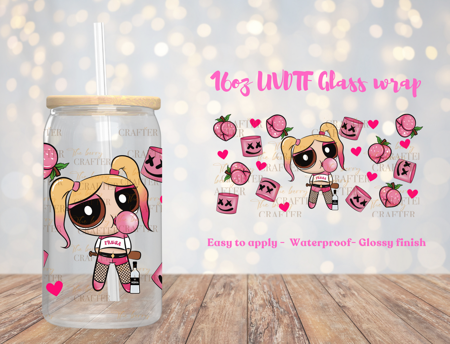 #337 Harley Fresa Bubbles UVDTF Wrap