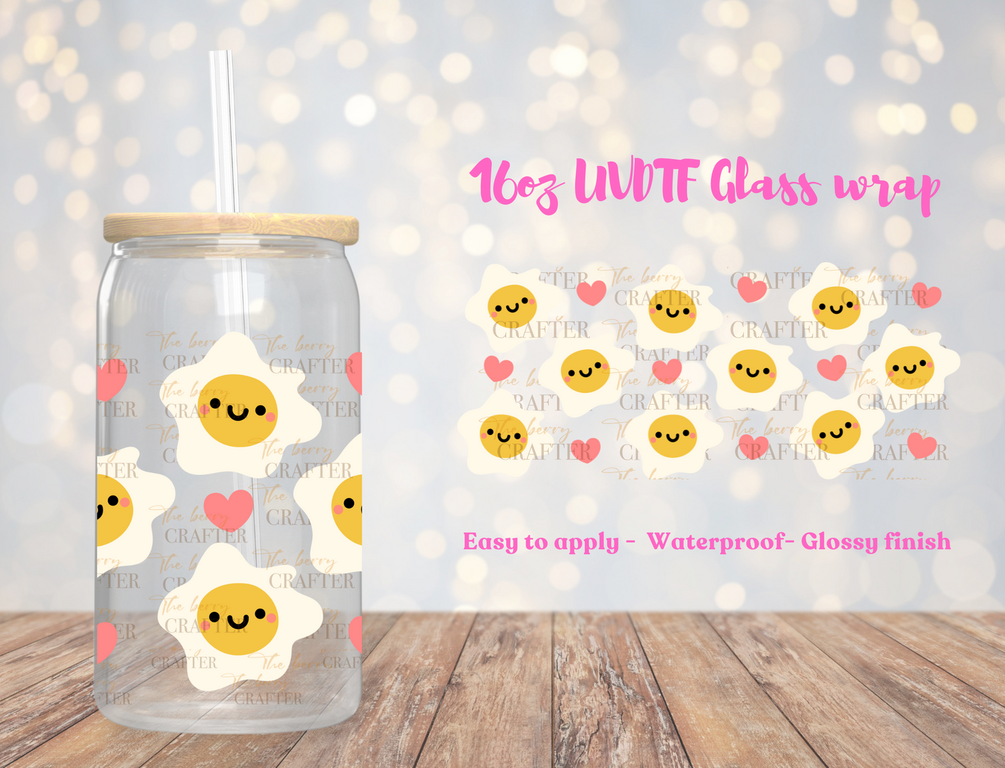 #255 Rancheros eggs UVDTF Wrap