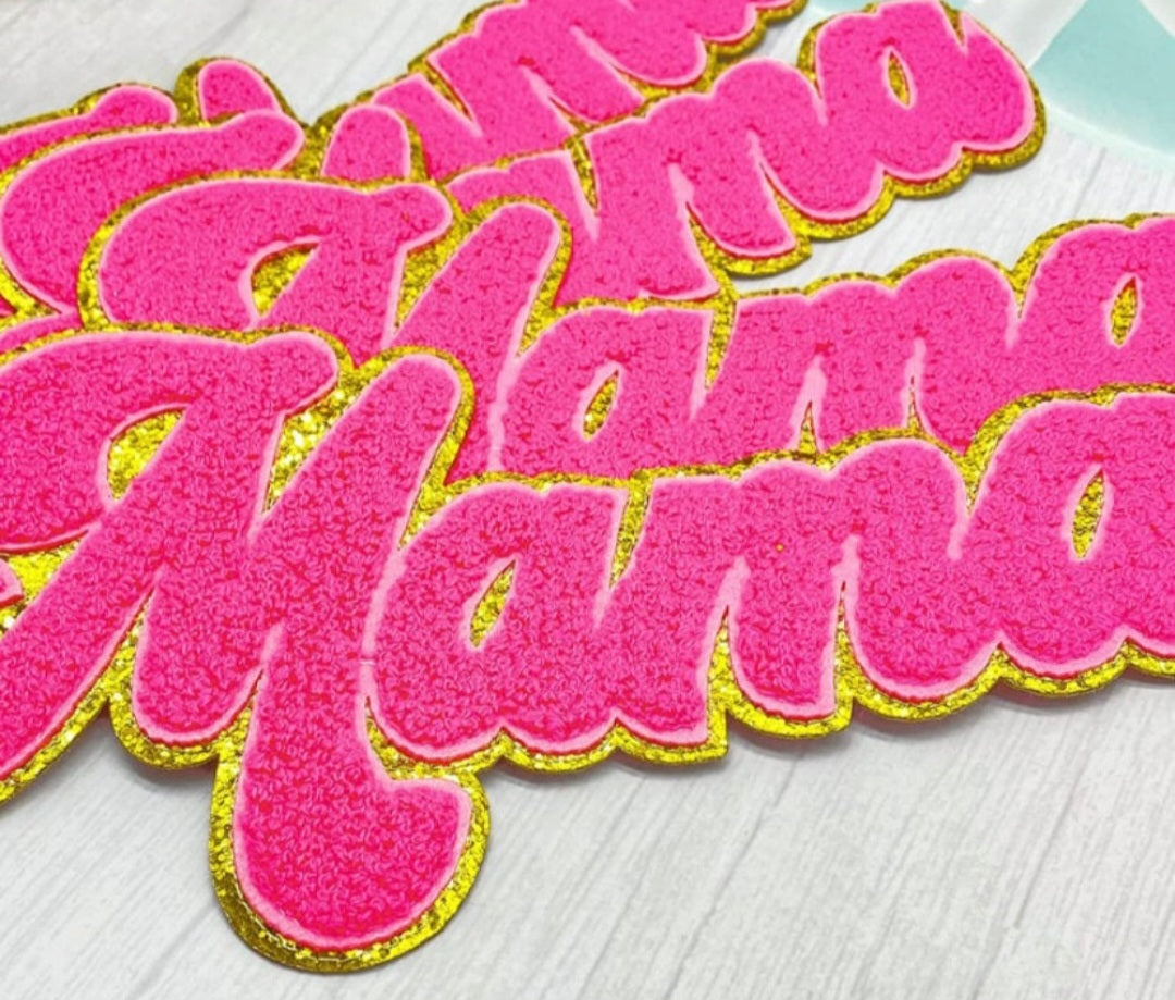 Hot Pink Mama (Chenille Patch)