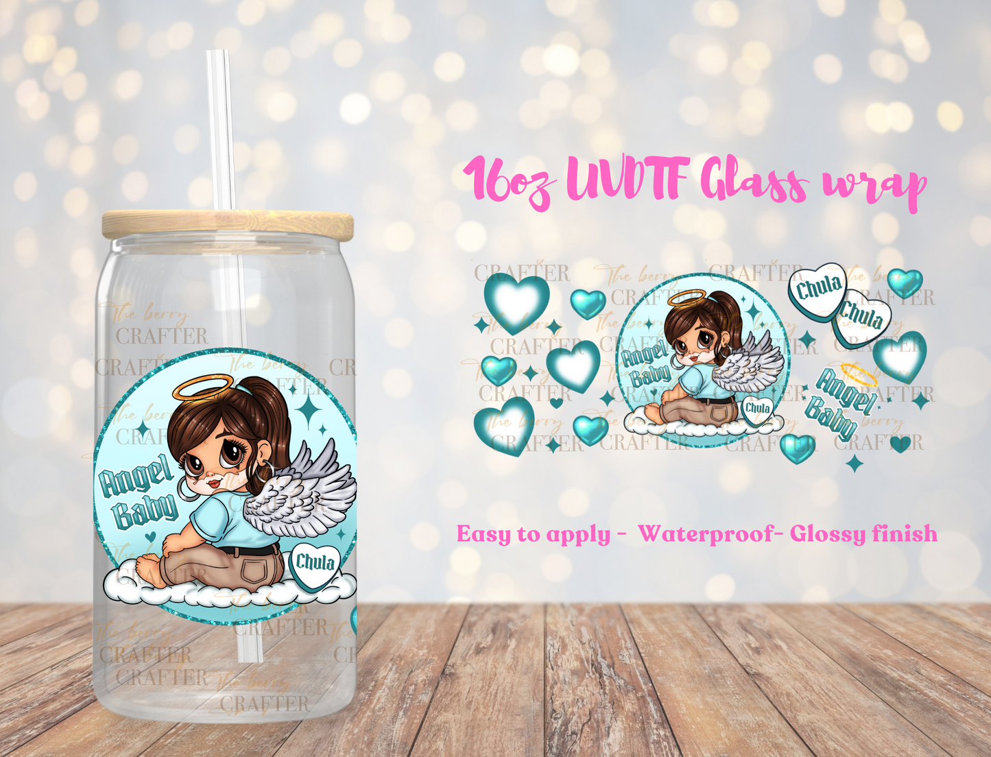 #532 Angel Baby UVDTF Wrap