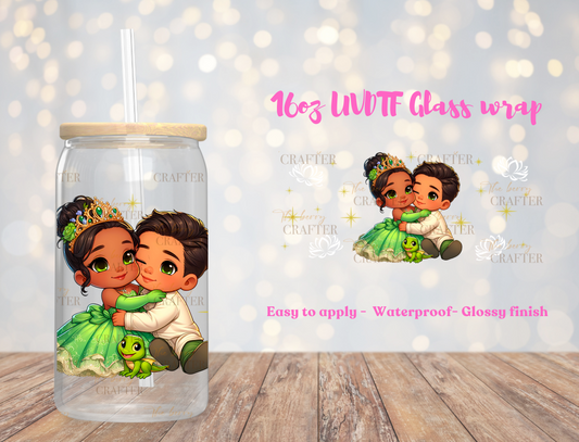 #439 EXCLUSIVE Baby Tiana & Prince UVDTF Wrap