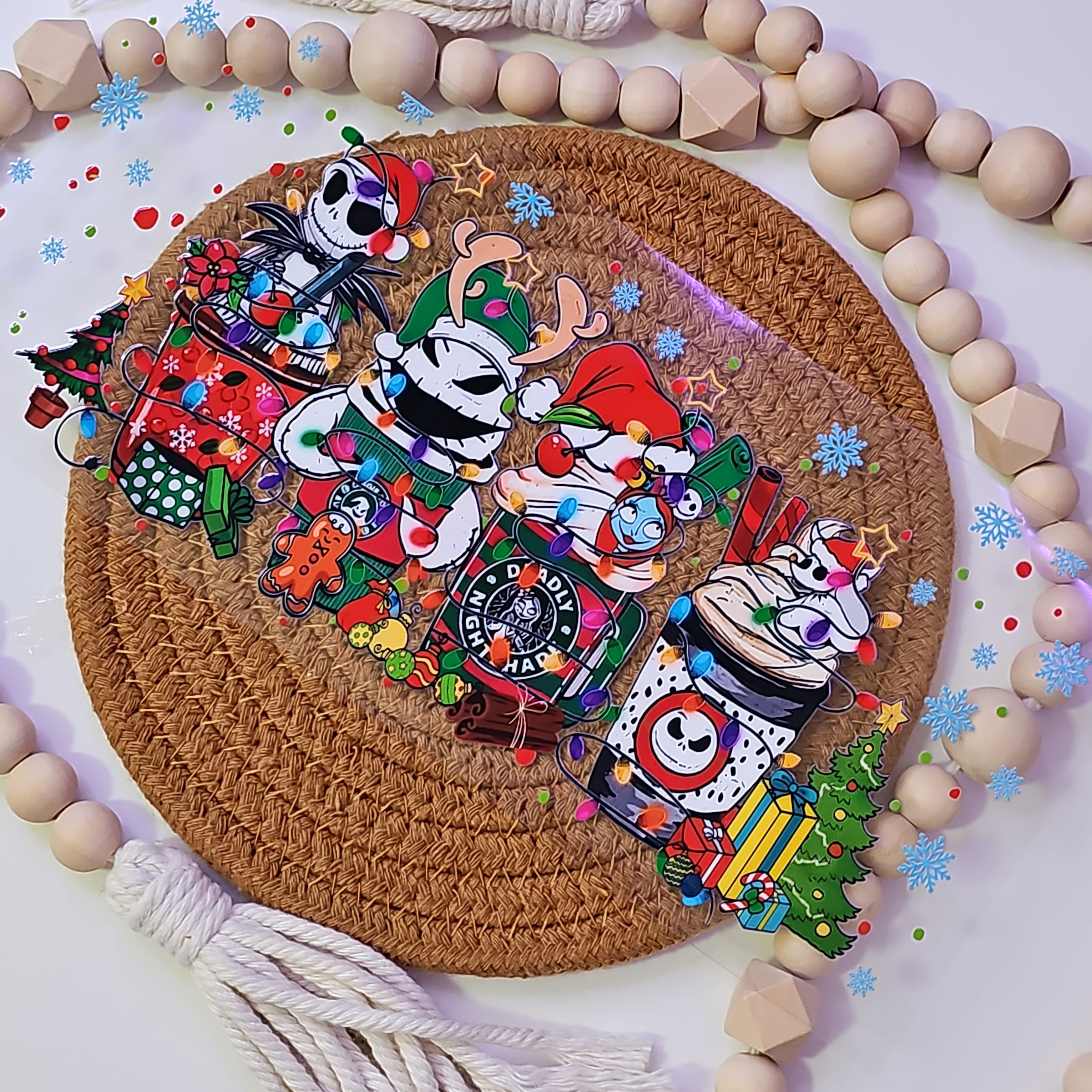 #236 The nightmare before Christmas cups UVDTF Wrap – Theberrycrafter