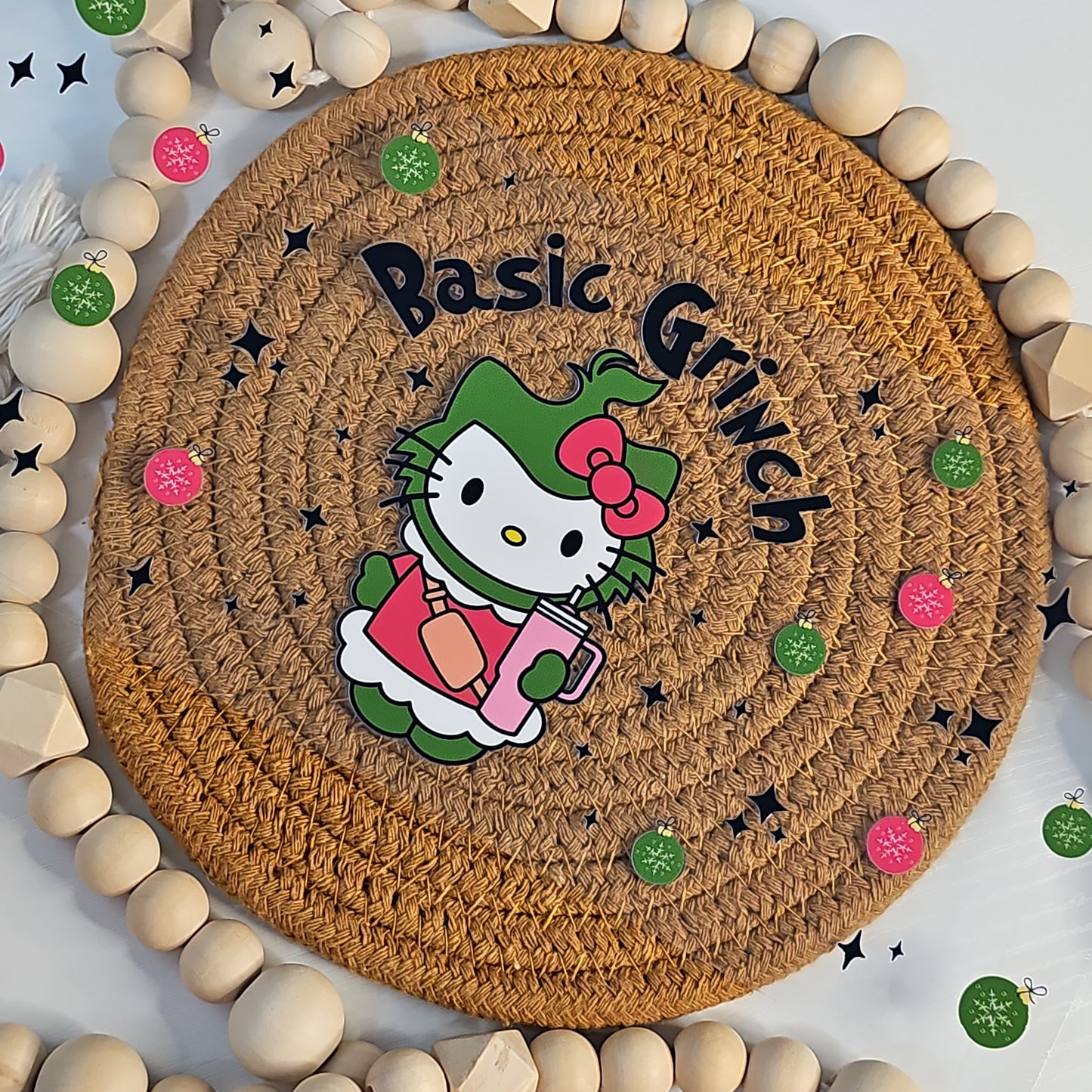 #XMAS72 Hello Kitty Basic Grinch UVDTF Wrap