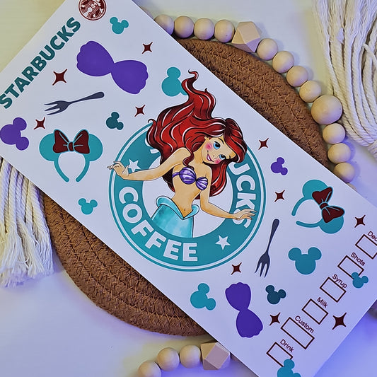 #174 Starbies little mermaid UDTF Wrap