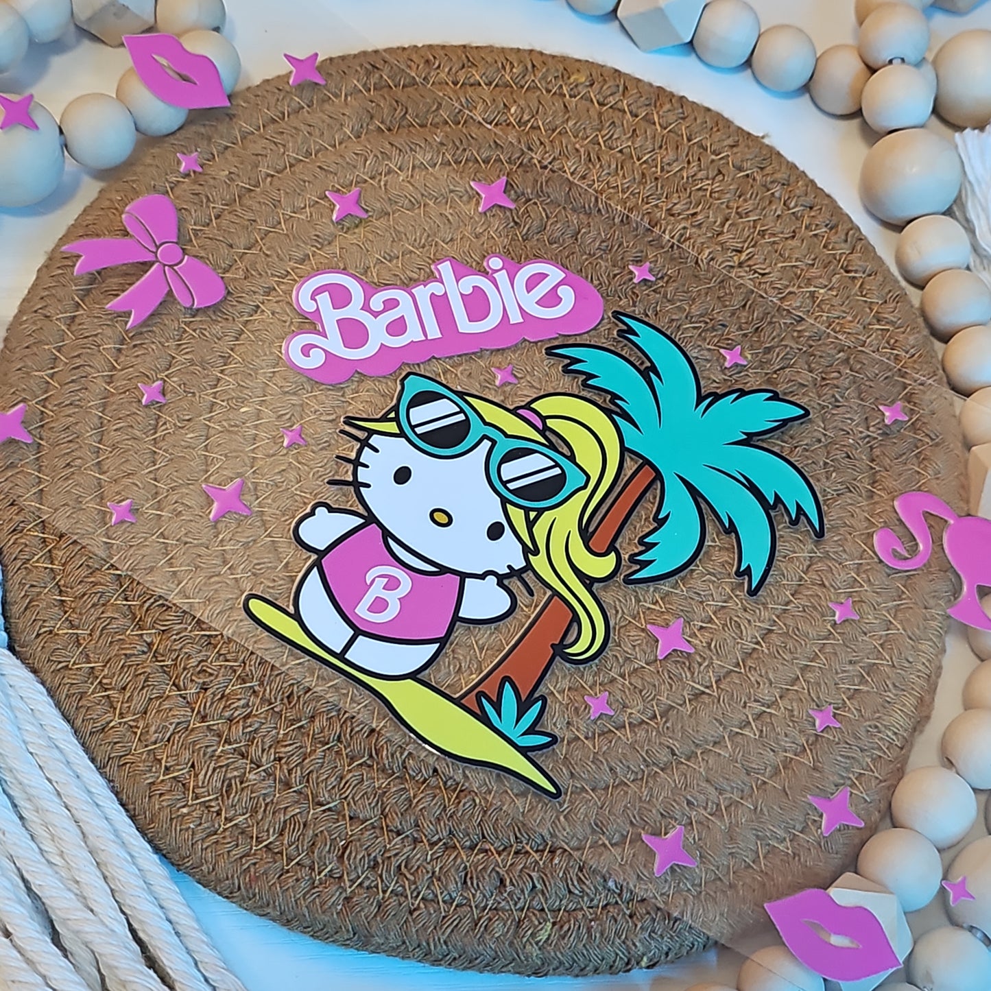 #342 Hello Kitty Barbie UVDTF Wrap