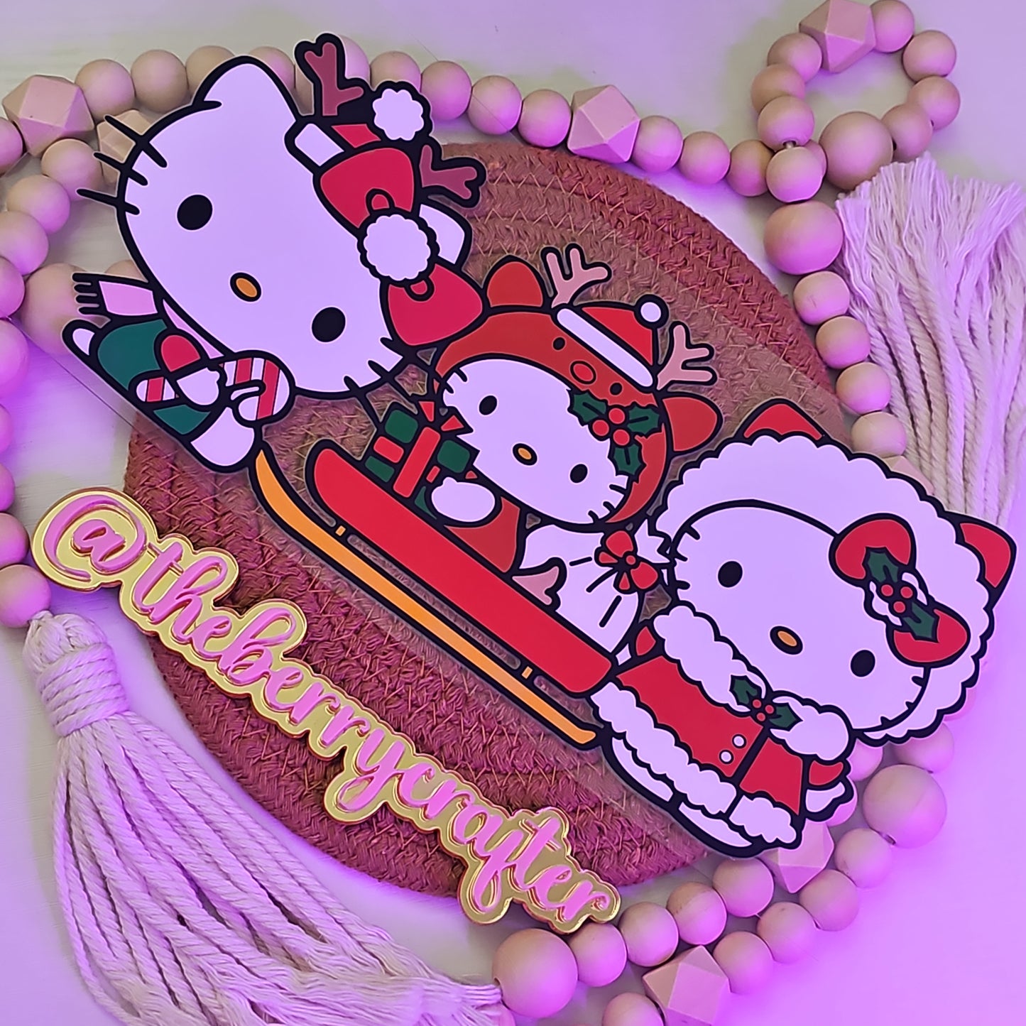 #25 Hello kitty snowboarding UVDTF Wrap