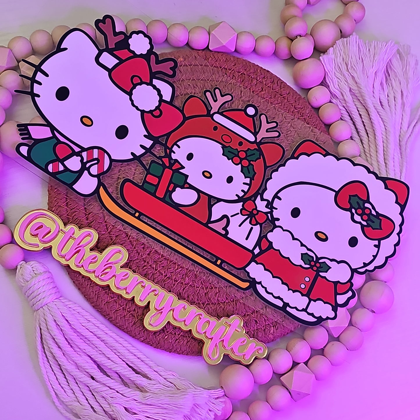 #25 Hello kitty snowboarding UVDTF Wrap