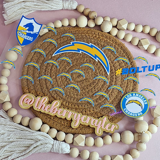 #111 Chargers Boltup UVDTF Wrap