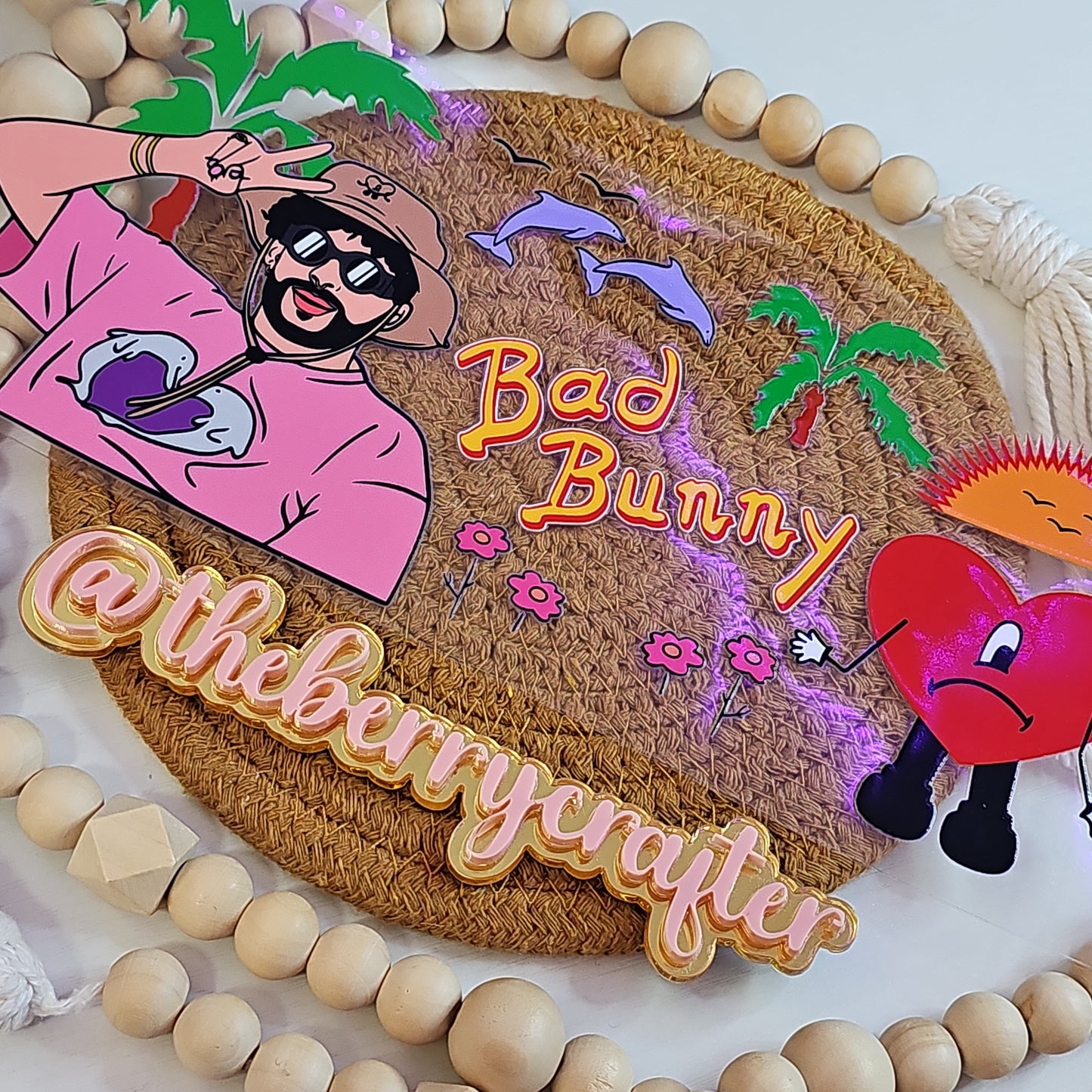 #122 Bad bunny un verano sin ti UVDTF Wrap