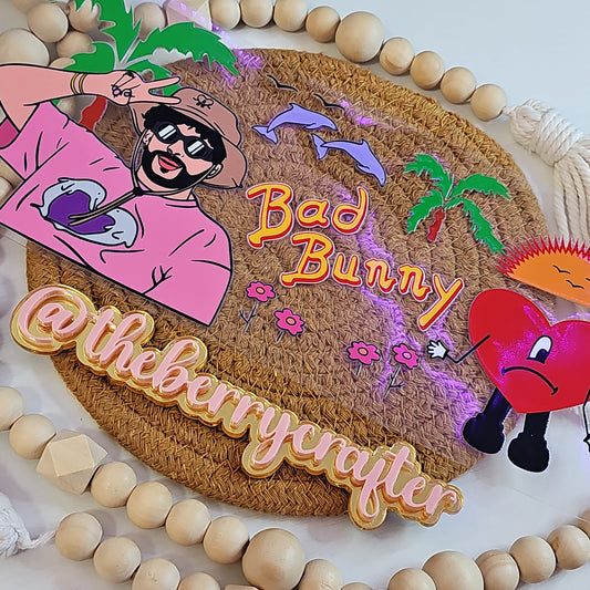 #122 Bad bunny un verano sin ti UVDTF Wrap