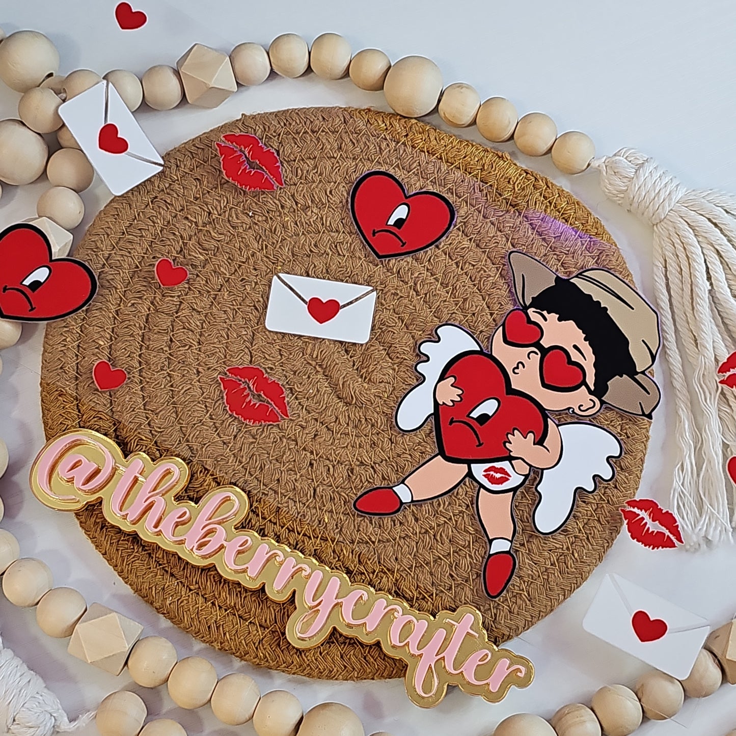 #241 Bad bunny love cards UVDTF Wrap