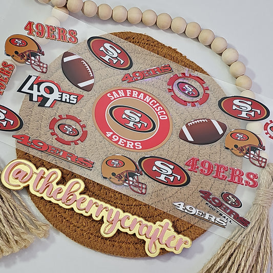 #109 San Francisco 49ers UVDTF Wrap