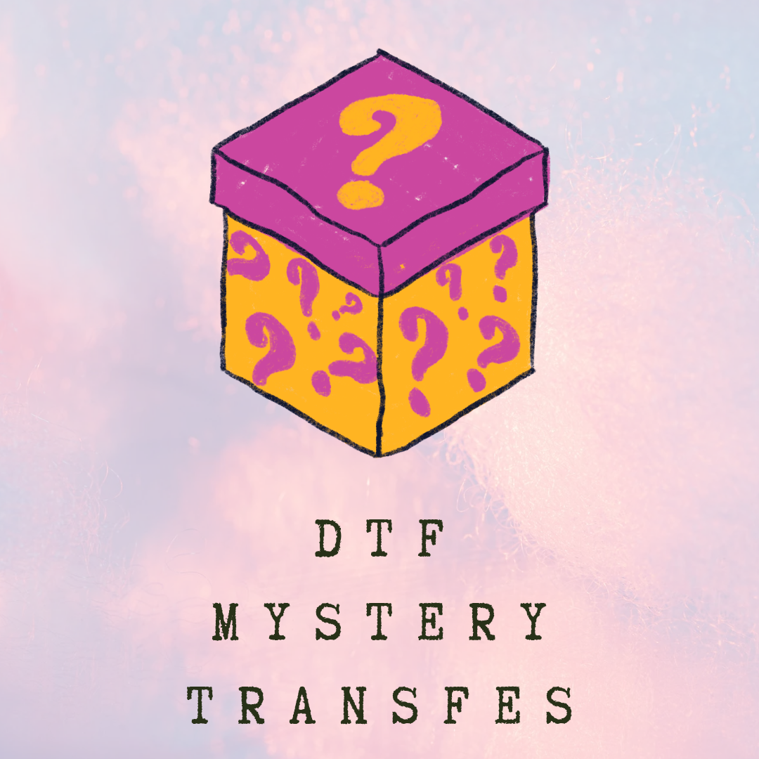 10PCS of DTF Transfers (Random/Mixed) Mystery