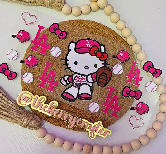 #700 LA Dodgers Hello Kitty UVDTF Wrap