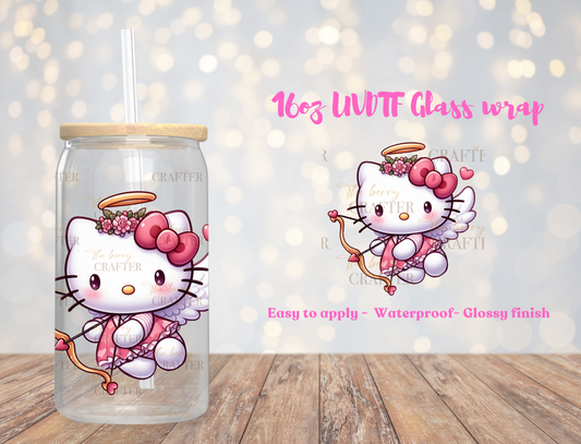 Decal cupid kitty UVDTF Wrap