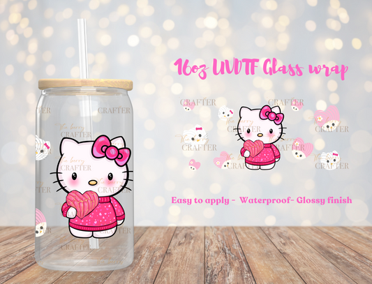 #214 Cute Kitty & mini conchitas UVDTF Wrap