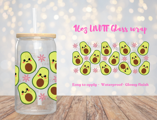 #134 Little cute avocados UVDTF Wrap
