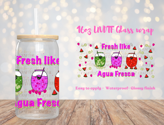 #240 Fresh like aguas frescas UVDTF Wrap