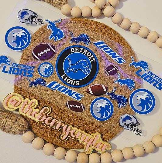 #130 Detroit Lions v2 UVDTF Wrap