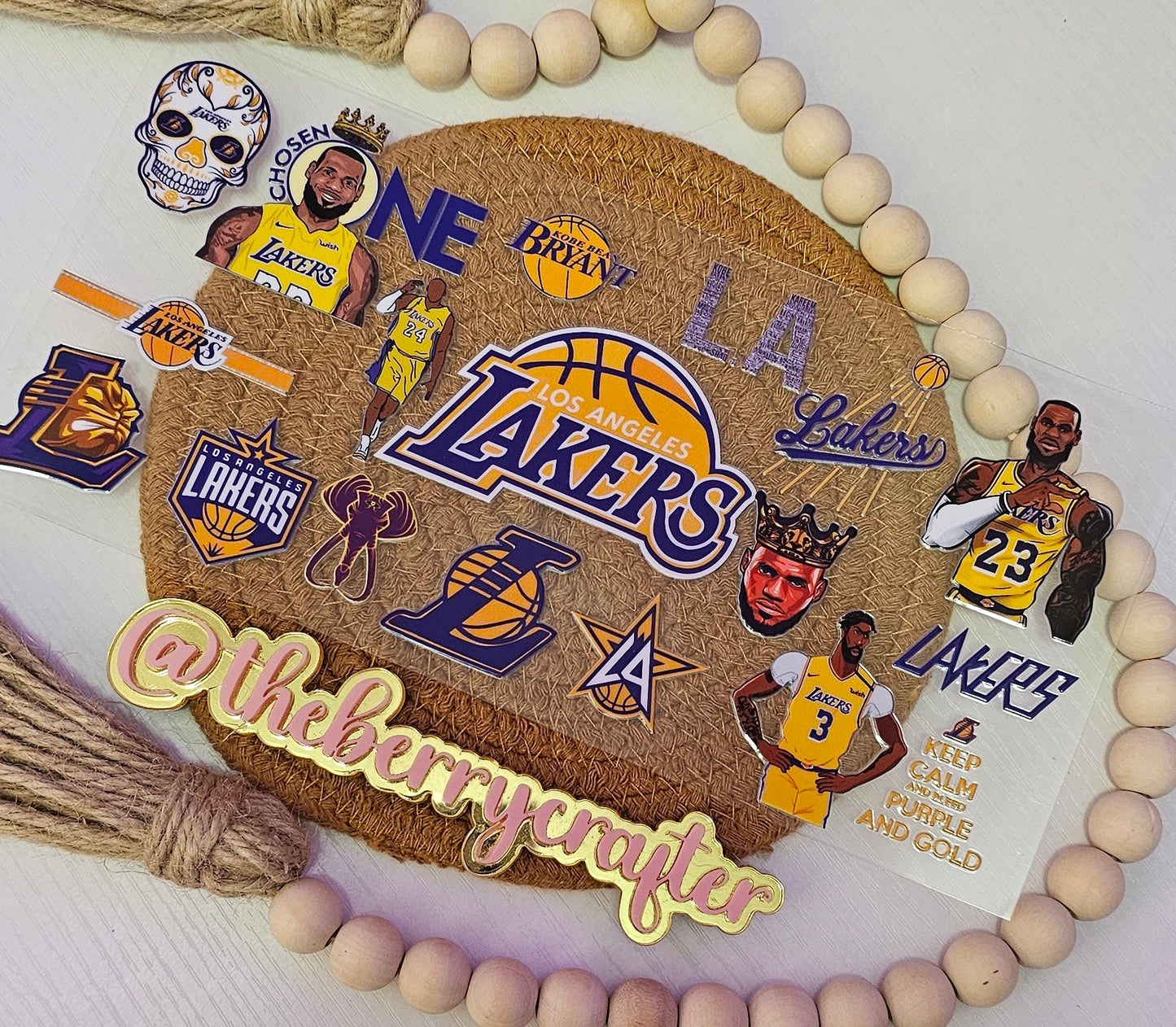 #705 Lakers new edición UVDTF Wrap